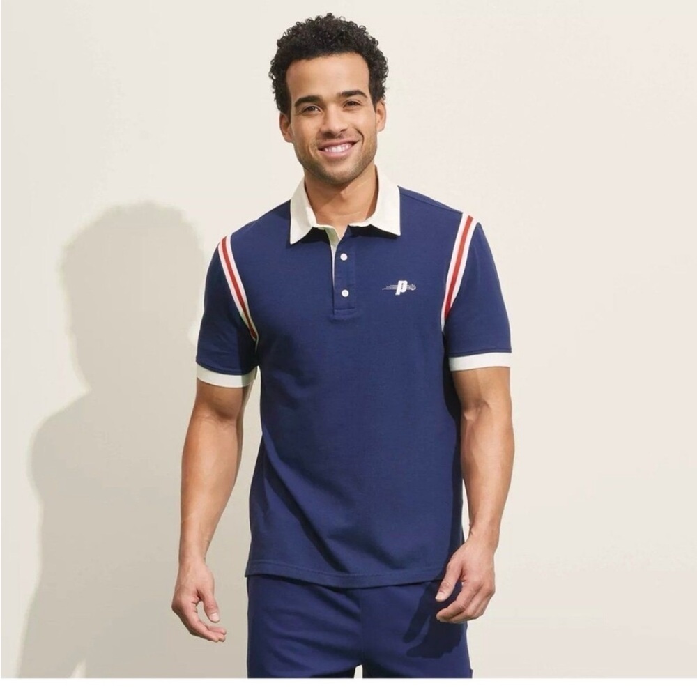 NEW! Men's Prince Pickleball Polo Navy NWOT